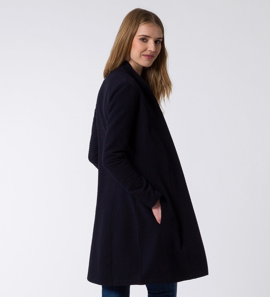 Strickjacke Damen  mit Rüschen