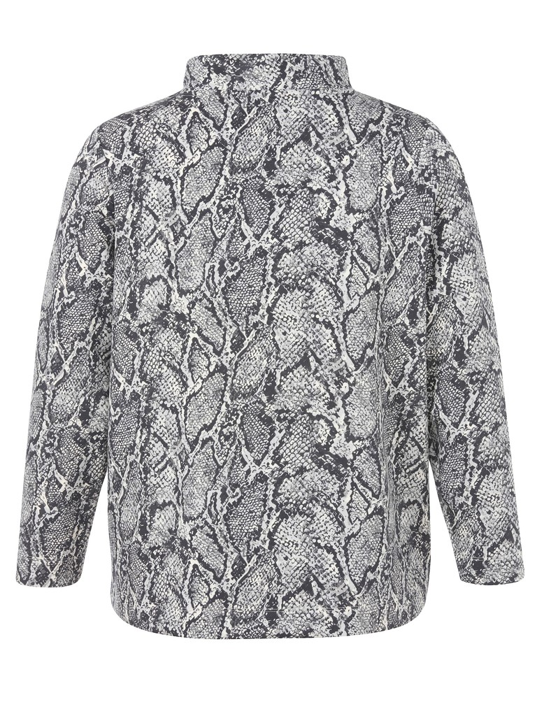 Sweatshirt Stehkragen 1/1 Arm Druck