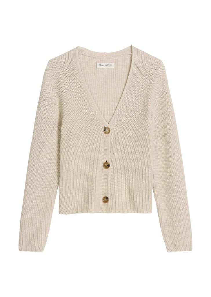 V-Neck-Cardigan relaxed